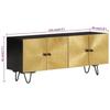 VidaXL Meuble TV 110x30x45 cm bois massif de manguier 351625