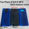Zadní kryt pro Xiaomi POCO X3 / X3 NFC / Mi POCO X3 Pro Zadní kryt baterie Zadní kryt s lepidlem