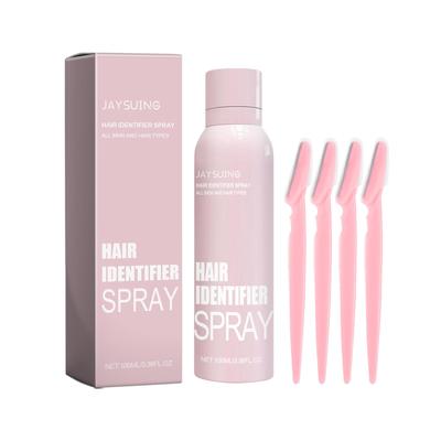 Skin Body Hair Identifying Spray With Razors,Hair Identifier Spray for Face Dermaplaning, Moisturizing and Skin Care Dermaplaner Spray