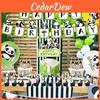 Assorted Theme Birthday Party Balloon Set Includes Flags Cake Toppers And Balloons European Style Decorations 12inch Size
