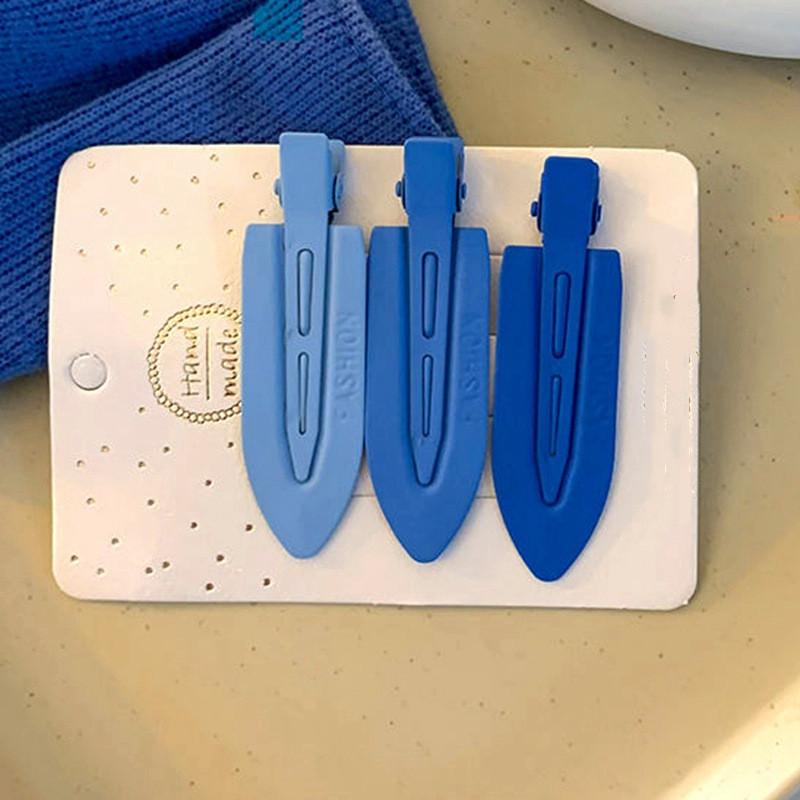 2/3/4 יחידות פשוט סאקורה ורוד קליפ שיער ללא תפרים סדין אצטט לנשים ללא כיפוף פוני קליפ סיכות ראש סיכות שיער כלי לעיצוב שיער