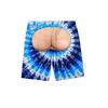 Men's Funny Print Elastic Waist Swim Trunks Beach Shorts for Pool and Beach