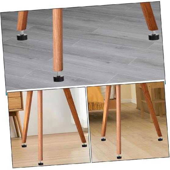 Adjustable Furniture Feet 5 Pack Rubber Levelers for Chairs Tables Screw in Chair Levelers for Home Office
