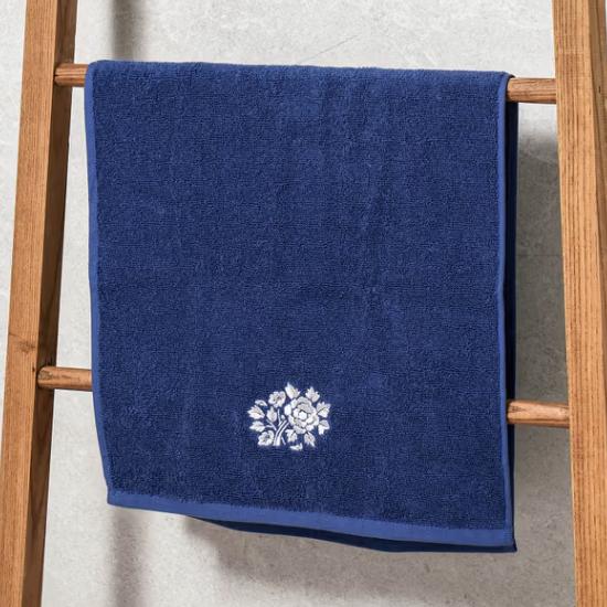 Koreański Tradycyjny Bawełniany Ręcznik do Twarzy z Haftem 40×80cm (2 opcje)