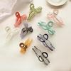 AISHG Crab Hair Clips for Women Shark Jelly Clear Claw Clips Scissors Shape Clamp Barrette Hairpin Girls Hair Accessories