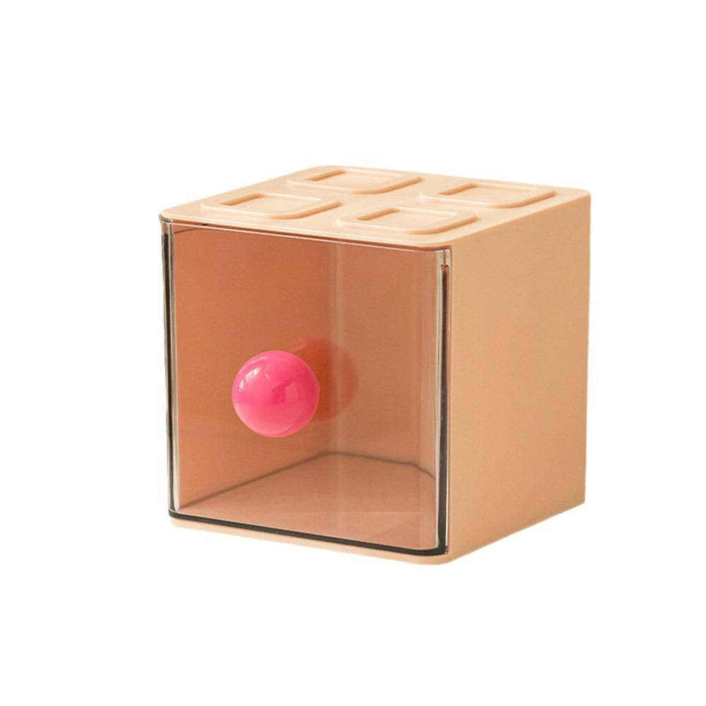 

Space Saving Drawer Style Storage Box Dopamine Stationery Storage Box Snacks Storage Box Desktop розовый