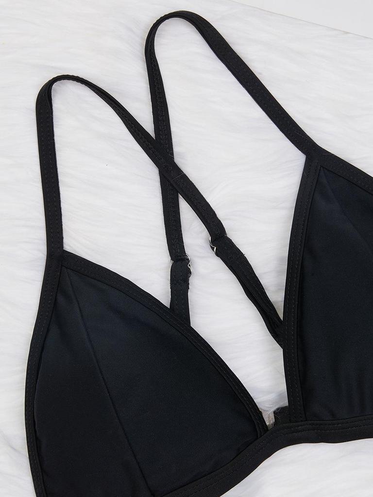 2024 Sexy Solid Color Bikini - Fashionable Ladies' Two-Piece Swimsuit