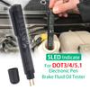 5 LED Brake Fluid Tester Pen Indicator Display for DOT3/4/5.1 eElectronic Pen Brake Fluid Oil Tester Digital Auto Testing Tool