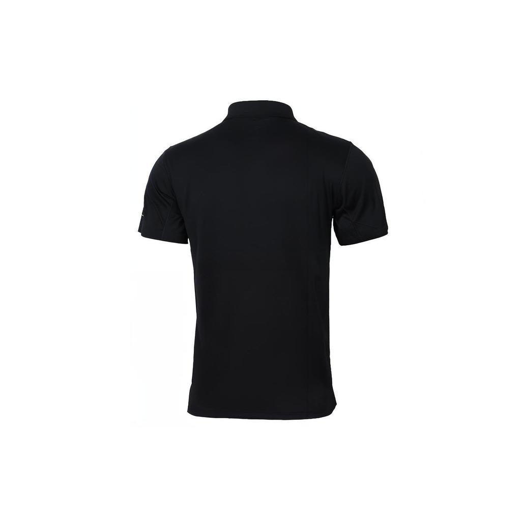 Columbia Solid Logo Knit Polo Short Sleeve T-Shirt Men tops Black AE6082-010