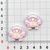 Cartoon Angel Girl Resin Accessories: DIY Hair Clips, Phone Cases, Magnets, Keychains, Ornaments