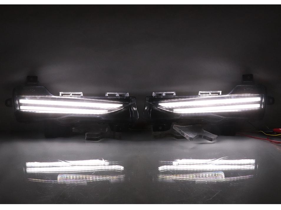 LED Daytime Running Lights for Tesla Model 3 (19-21) and Model Y, Porsche-Compatible.