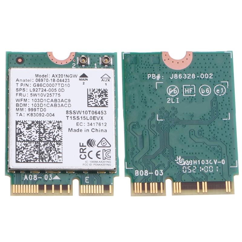 Sada WiFi Desktop Kit AX201NGW pands WiFi 2,4 GHz/5 GHz 5,0 pásmo Obsahuje RF kabel Antény a držáky s vysokým ziskem