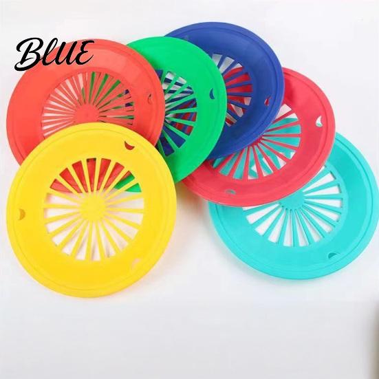 Holiday Party Dining Groove Design Paper Holders Plate Essentials Plastic with Snap Reusable Camping Dinnerware Accessories Durable PP Plates