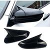 Car Ox Horn Side Rearview Mirror Cover Wing Mirror Protect Decorate Covers Auto Exterior Decoration Accessories For Honda 10Th Gen Civic 2016 2017