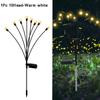 Solar Outdoor Light LED Firefly Lamp Garden Decoration Waterproof Garden Home Lawn Fireworks Light Floor New Year Christmas