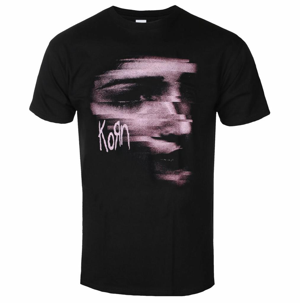 Korn Blocks Printed Tshirt Nu Metal Band Style Daily Tshirt Suitable For Both Unisex And Unisex