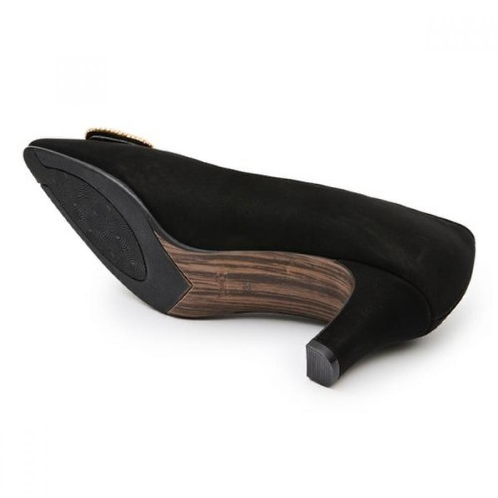Kumkang Women Renouar Square Cubic Decoration Pumps Renpuc2717f1