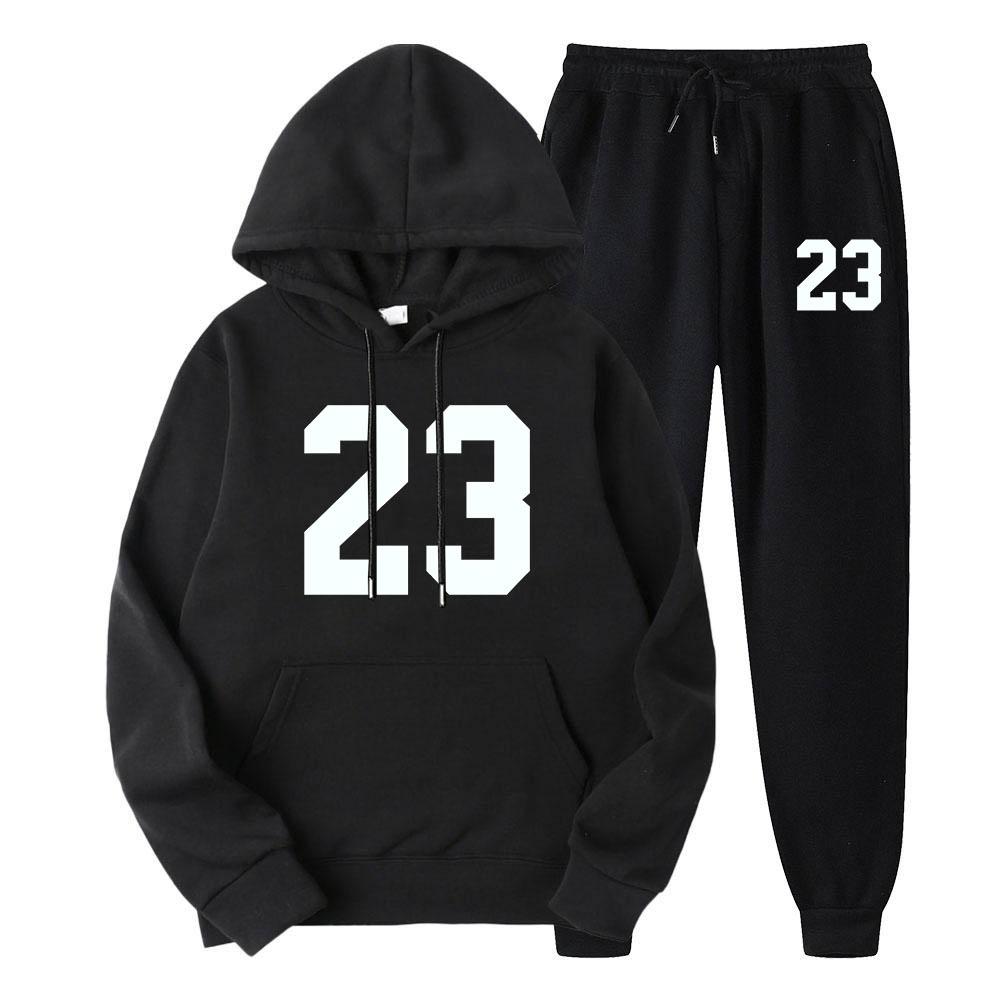 

Рождество Весна И Осень Мужской Повседневный Спорт 250г\м² Спортивные Костюмы Толстовки И Брюки Одежда Большие Толстовки Костюмы Куртки С Капюшоном XXL чёрный