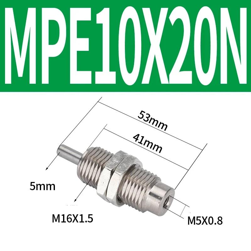 CJPB Serie Bohrung 4/6/10/15mm, Hub 5/10/15/20mm-B Miniatur-Mikro-Einfachwirkender Federzylinder mit Außengewinde