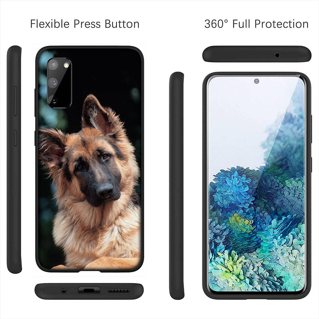 Kryt pro iPhone 16 15 14 Xiaomi Redmi Note 13 12 11 Pro Max X 10 8 9 XR Samsung Galaxy S24 S23 A05 12C 13C OPPO Huawei pouzdro na telefon německého ovčáka