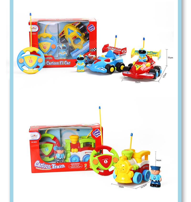 Children's Electric 2.4G Remote Control Car with Lights & Music - Popular Cartoon Toy Car