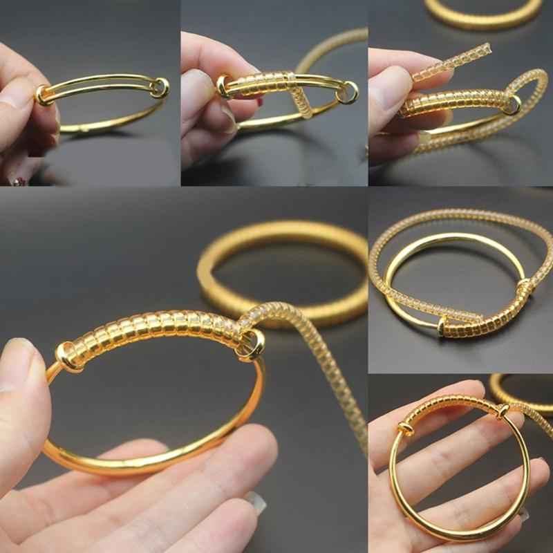 Ring Sizer Adjuster for Loose Rings Silicone Ring Size Adjuster Ring Guards Bracelet Spiral Tightener for Women and Men