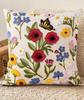Spring Summer Boho DoubleSided Pillow Case Mushroom Moon Decorative Cushion Cover Print Home Decor for Couch Bed Sofa Room
