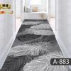 Tappeto Moderno per Corridoio Lungo Casa Tappeto Antiscivolo per Scale Runner per Passatoia Hall Hotel Lavabile Decorazioni per Stanza Tappetini Personalizzabili
