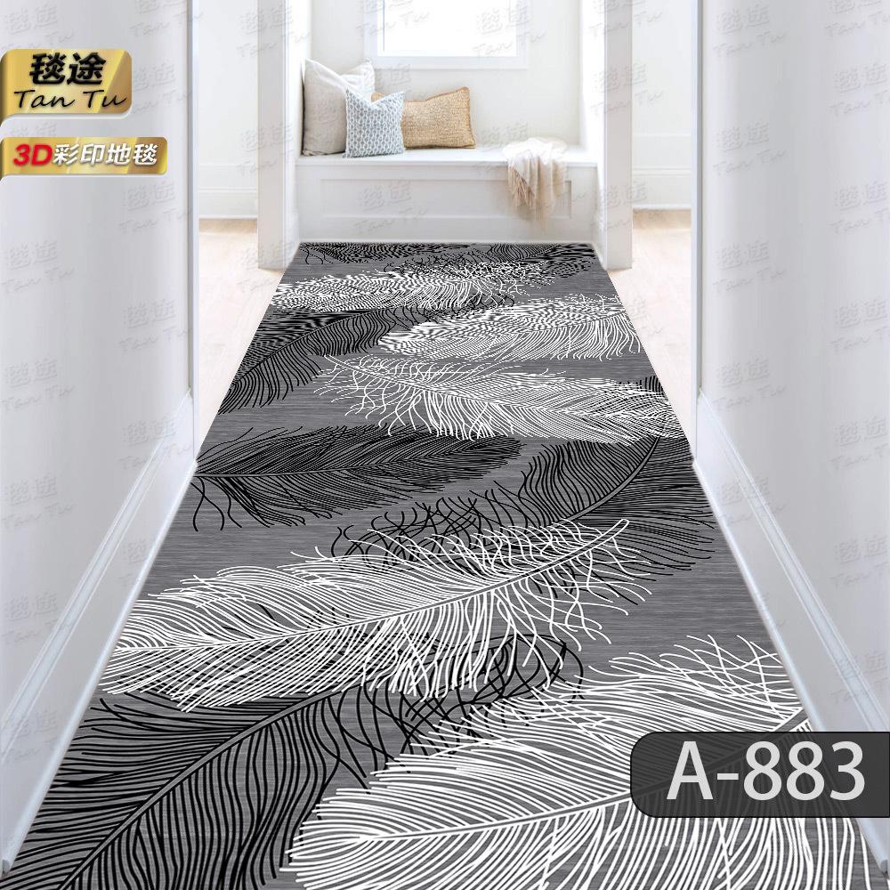 

Modern Long Corridor Carpet Non Slip Washable Runner Rug for Home Hotel Lobby Stairway Passageway Floor Mats Decor 60X100CM