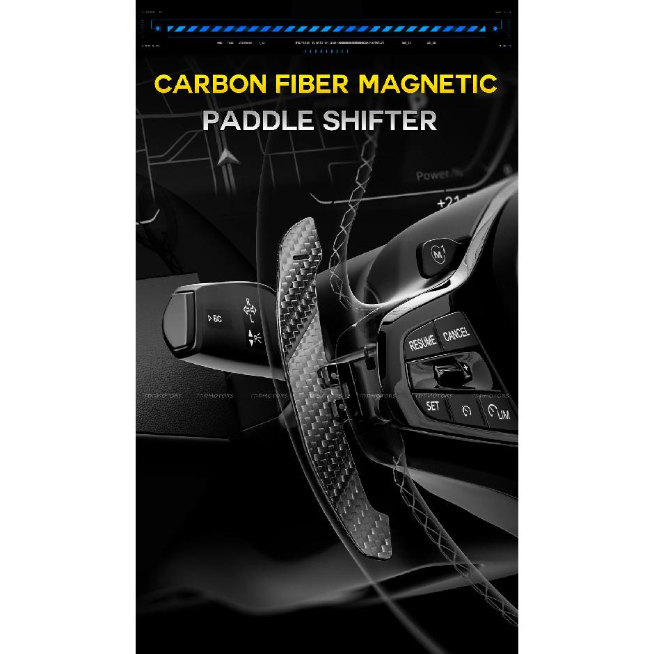 TDD Carbon Fiber Magnetic Paddle Shifters For Lexus IS NX RC 200 250 300 350 Toyota 86 BRZ Sport Steeing Wheel Shift Paddle