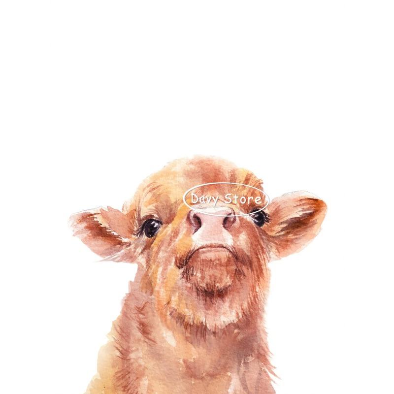 

Акварельные детеныши животных Панда Коала Жираф Слон Постер и Принт Картина на холсте Настенное искусство Картинка для детской Домашний декор 21cm×30cm NoFrame