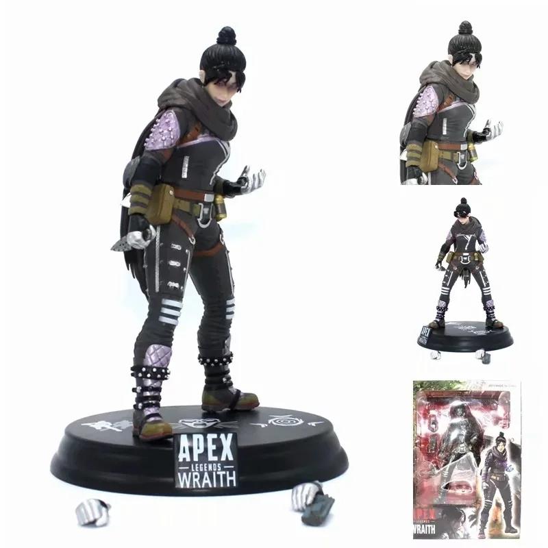 Apex Legends Wraith & Bloodhound Action Figures Toys 23cm without box чёрный