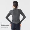 2025 Autumn/Winter Women's Stand Collar Slim Fit Yoga Jacket for Running and Sports