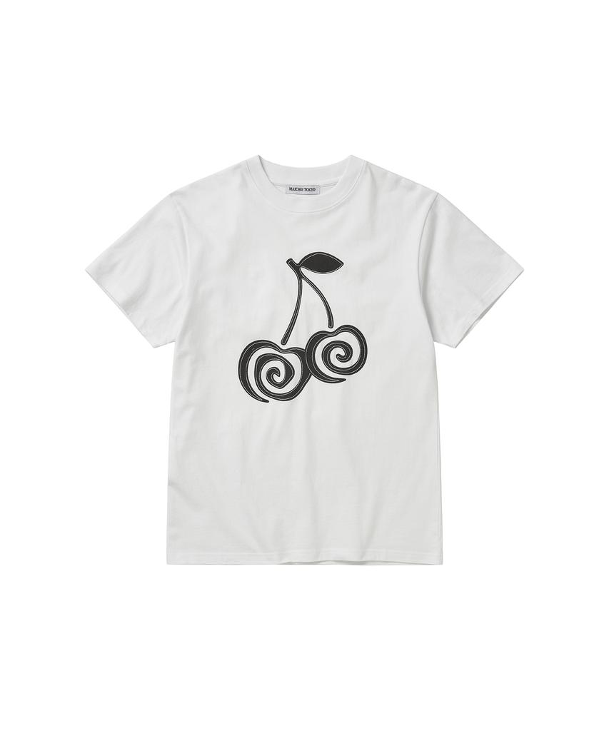 Maichoidokyo Maichoi Essential Cherry T-Shirt White