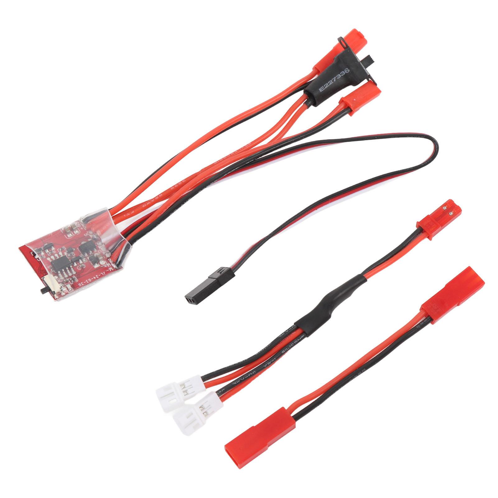 

RC Car ESC Speed Controller with Brake 30A Brushed ESC Speed Controller for 132 124 118 Car