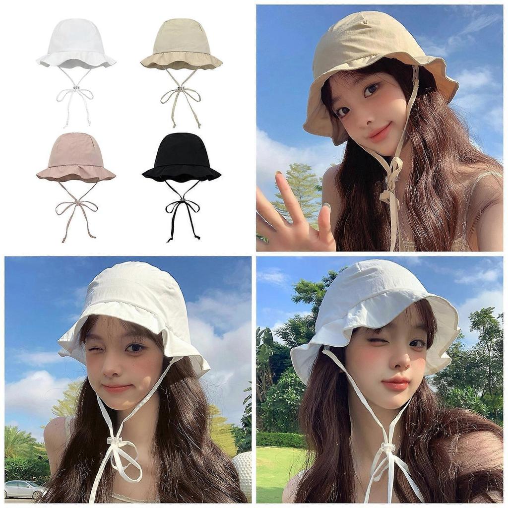 Outdoor Fashion Hat Versatile Ladies Hat Light Weight Portable Camping Hat Outdoor Accessory for Ladies  White