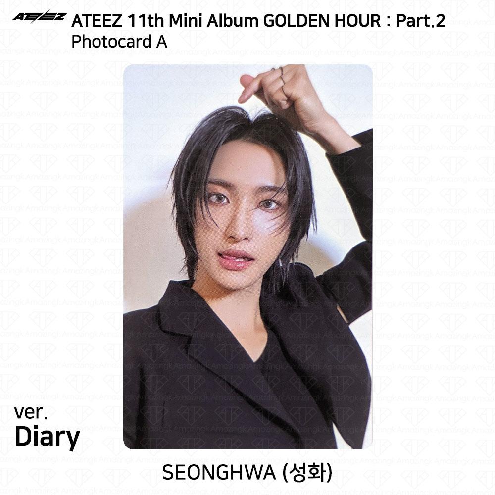 ATEEZ Cel de-al 11-lea Mini Album Ora de Aur Pt.2 Pentru Jurnal pentru Ver Photocard Carte poștală