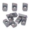 10 Pcs Woodworking Turning Insert Lathe Carbide Finishing Blades Coated CNC Milling Cutters