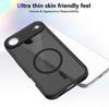 For iPhone Air Magnetic Case Skin Touch Matte Translucent PC + TPU Anti-Drop Phone Cover