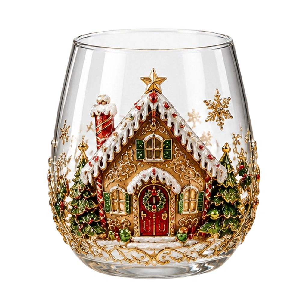 2D Printed Glassware for Home Bar and Decor, for Family Gatherings and Parties