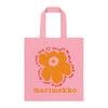 Marimekko Vankka Unikko Tote Bag, Unikko Fabric Bag, Women's, Orange and Pink, 94178 094178 343, Scandinavian Design [Parallel Import]
