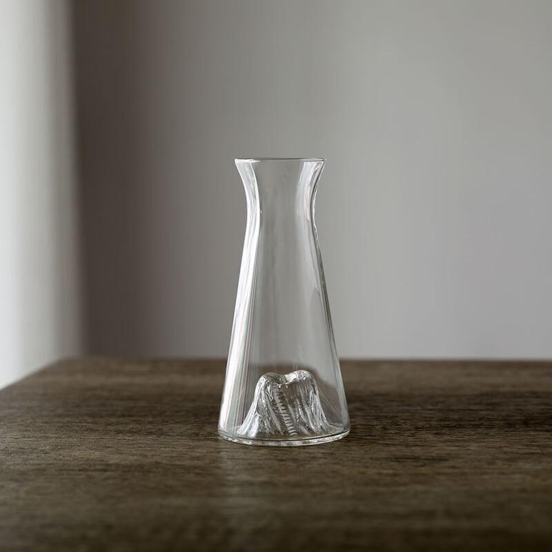 

OLOEY High Borosilicate Glass Sake Warmer & Decanter with Mountain Cups (3-Piece Set)