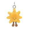 Jellycat Fun Items Series Sun Bag Charm Yellow Doll Plush Pendant 14cm Height