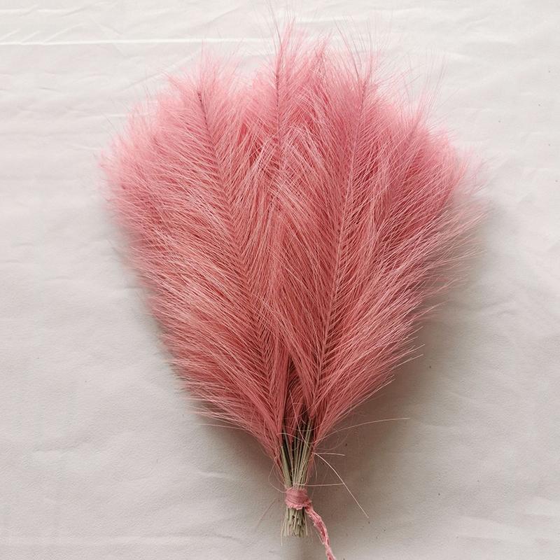 10/20pcs Simulated Reed Feather Pampas Grass Home Porch Wedding Party Garden Decoration Flower Vase DIY Accessories False Plant
