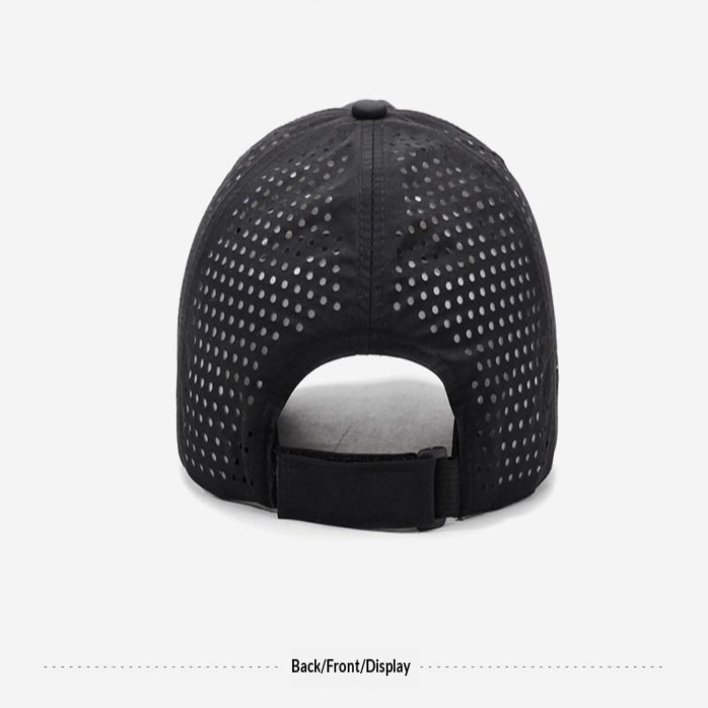 Quick Dry Breathable Baseball Cap With Perforated Mesh Uv Protection Perfect For Running Hiking Outdoor Sports