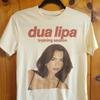 Tricou Unisex Dua Lipa Sezonul de Antrenament Mare Bumbac Poliester Off-White