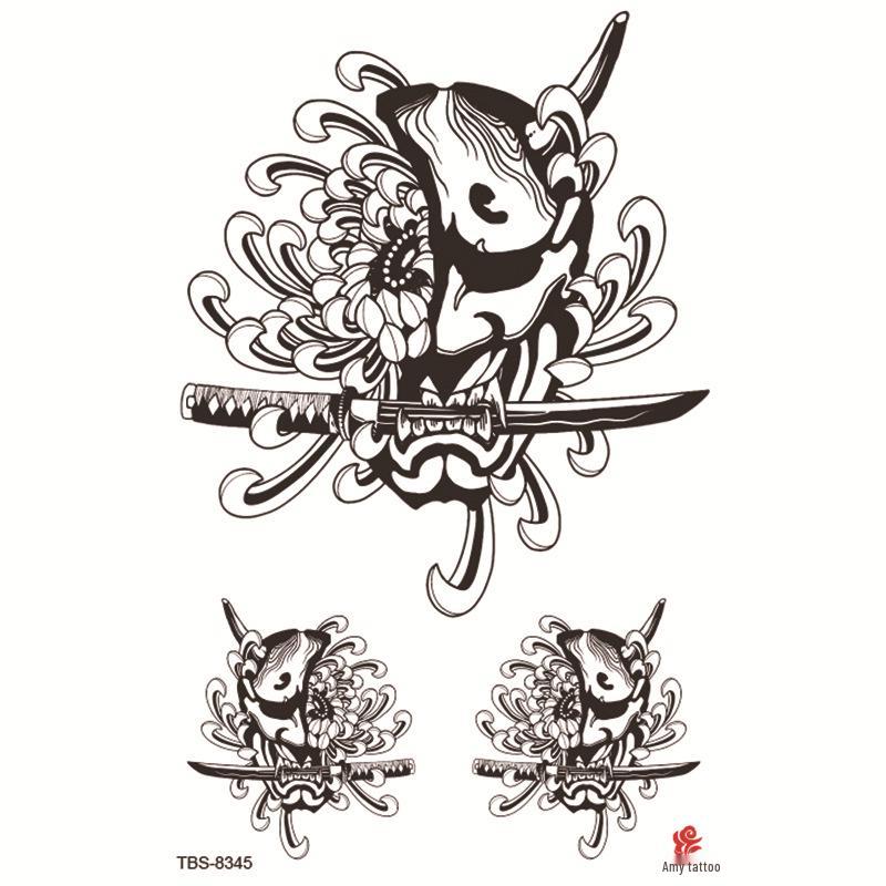 Set mic de tatuaje autocolante totem și simbol impermeabile pentru antebraț