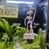 1Pcs Dancing Skeleton Aquarium Bubbler Unique 3D Printed Plastic Skull Ornament for Fish Tank Landscaping