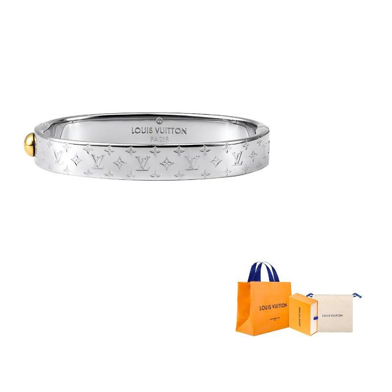 Louis Vuitton Bracelet Nanogram Cuff Monogram S M00249
