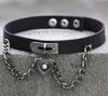 DOKiDOKi Heart Collar and Leash for Human Cosplay PU Cat SM SM Choker [Black Leather] Chain, Master, Slave, Costume, Goods, Restraints, Handcuffs,